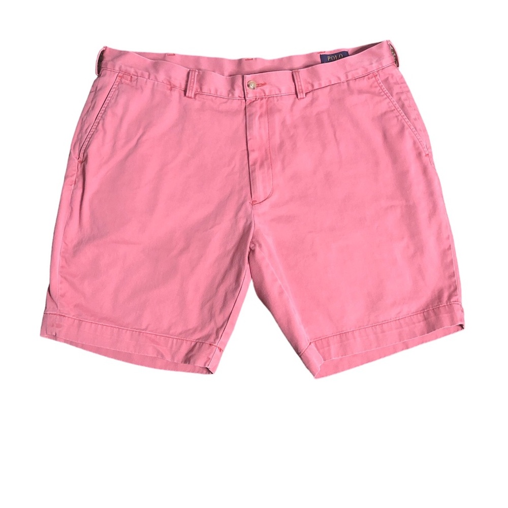 Ralph Lauren Polo Chinos Pink Shorts Men Cotton